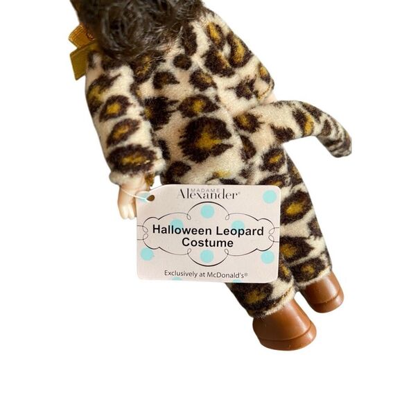 Halloween Leopard Costume Madame Alexander Mini Collectible Doll Mc Donalds Happ - Picture 5 of 8